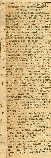 Escola de Enfermagem Carlos Chagas - 14-03-37