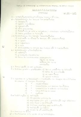 Programa de Epidemiologia - 4º ano