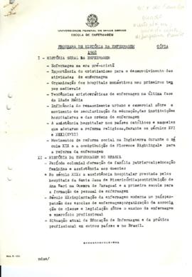 Programa de História da Enfermagem