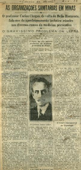 As organizações Sanitarias em Minas