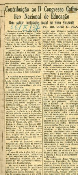 Contribuição ao II Congresso Catholico Nacional de Educação