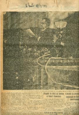 Jornal A Noite do dia 15-11-1933.