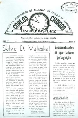 Jornal Cinco P'ras Dez - Novembro 1939