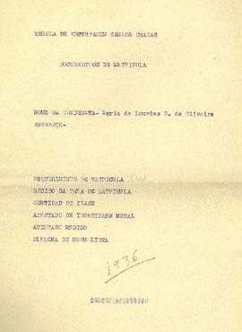 Maria de Lourdes Gonçalves de Oliveira