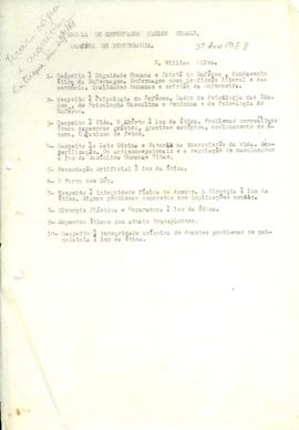 Cadeira de Deontologia - 3º ano