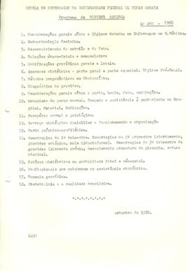 Programa de Higiene Materna