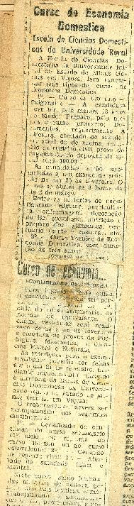 Curso de Economia domestica e entre outros