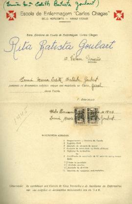 Rita Batista Goulart (Irmã Maria Edith Batista Goulart)