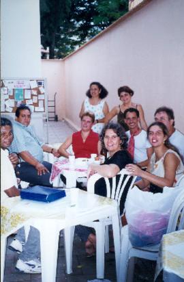 Nivaldo - Enair - Meire - Adriano - Luzinete - Nivaldo - Valéria - Eduardo Palhares
