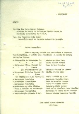 Relação dos Professores e respectivas disciplinares - Ref. 753
