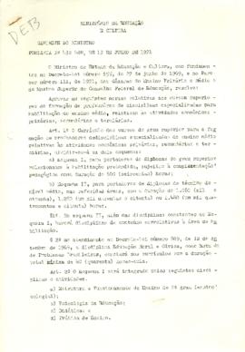 Portaria 432 - 19 Julho 1971