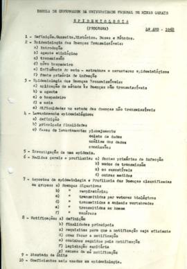 Programa de Epidemiologia