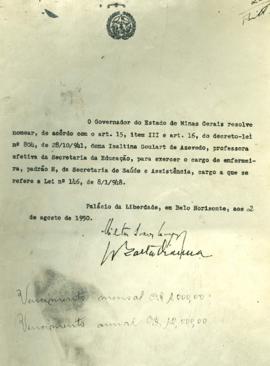 O Governador do Estado de Minas Gerais