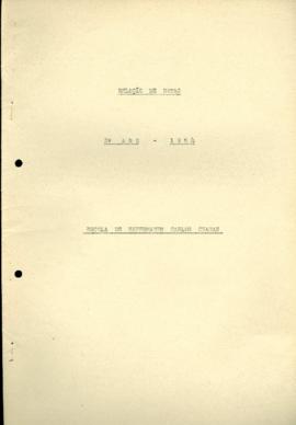 Relação de Notas 3 ano - 1964