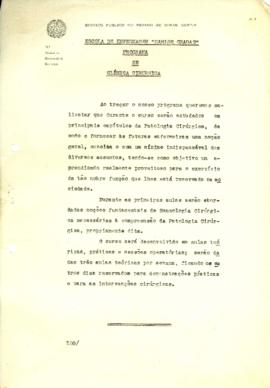 Programa de Clínica Cirúrgica