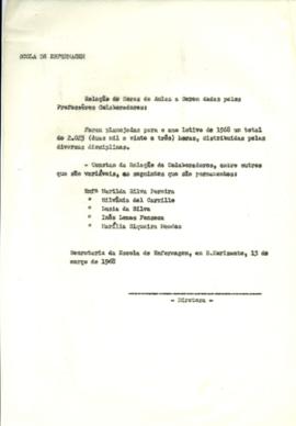 Correspondência - 1968