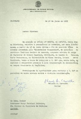 DP-878-63 - Senhor Diretor
