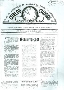 Jornal Cinco P'ras Dez - 17 abril 1938