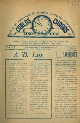 Jornal Cinco P'ras Dez - 22-setembro-1937