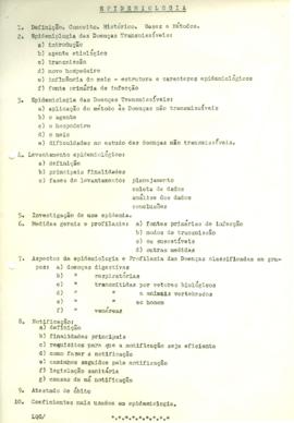 Programa de Epidemiologia