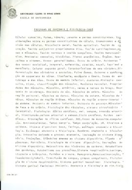 Programa de Anatomia e Fisiologia