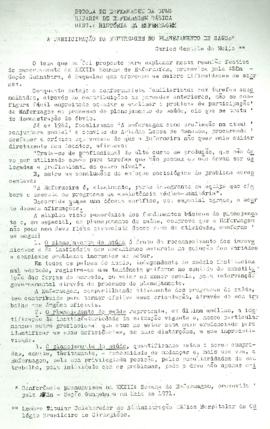 A Participação da Enfermagem no Planejamento de Saúde