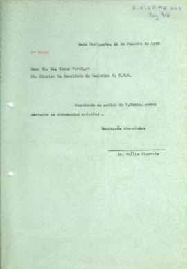 Correspondência - 1960