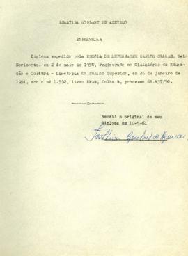 Isaltina Goulart de Azevedo - Enfermeira