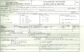 Plano Individual para inclusão no novo Plano de Magistério-MEC