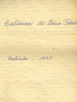 Catarina de Sena Toledo (Catarina Gonçalves Toledo)
