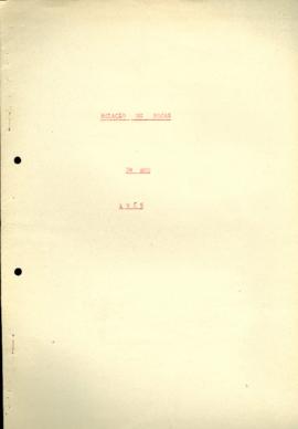 Relação de Notas 3 ano - 1965