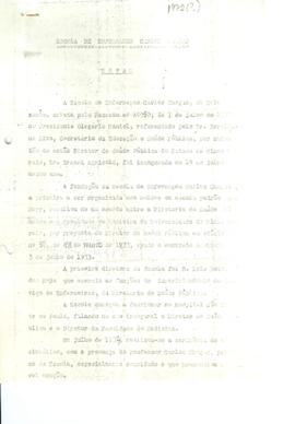 Notas a respeito da fundação da Escola