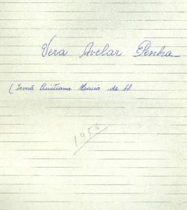 Vera Avelar Penha (Irmã Cristiana Maria Da Ss Trindade)