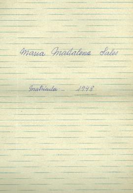 Maria Madalena Sales