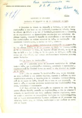 Portaria 113 BSB - 21 Fevereiro 1973