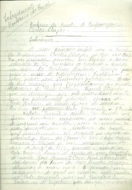 Introdução ao Histórico da Escola
