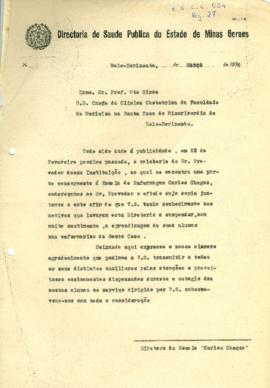 Correspondência - Março de 1936