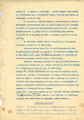 Regulamento Artigo 1º 1933