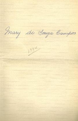 Mary de Souza Campos