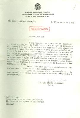 Of. Circ. 199-AESI-UFMG-75 a Circ. SG-023-75
