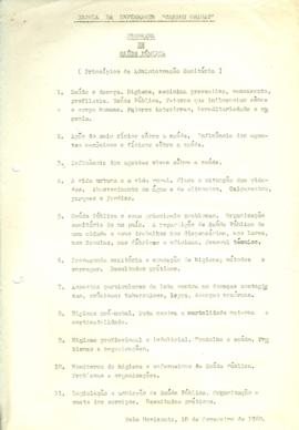 Programa de Saúde Pública