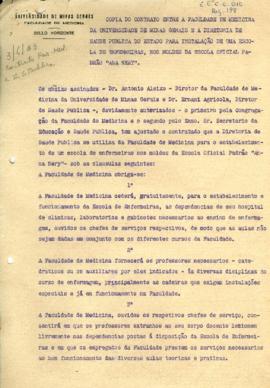 Contrato Faculdade de Medicina e EECC