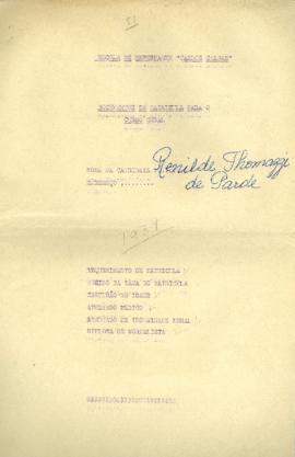 Renilde Thomazzi de Parde