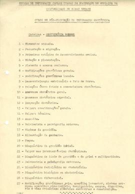 Cadeira de Obstetrícia Normal