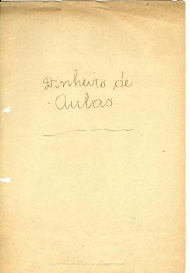 Dinheiros de Aulas - 1952