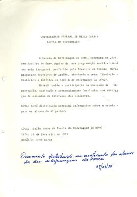 Correspondência Fevereiro 1983