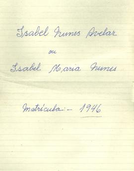 Isabel Nunes Avelar ou Isabel Maria Nunes