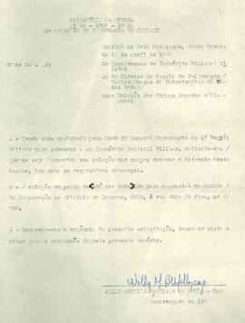 Ministério da Guerra - Of. nº 10 - IPM