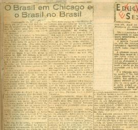 O Brasil em Chicago e o Brasil no Brasil e Educação Sexual