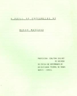 Congresso de Enfermeiros e Enfermeiras da nação portuguesa - 1973